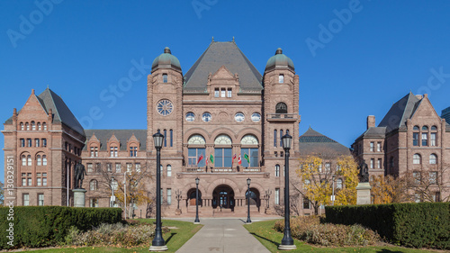 Plakat Ontario Legislative Building w Queen&#39;s Park, Toronto, Kanada