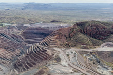Aerial View Of The Argyle Diamond Mine, Kimberley, Western Australia