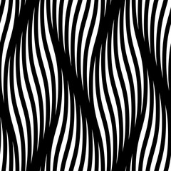 Aufkleber - Seamless texture modern abstract background pattern braided lines waves