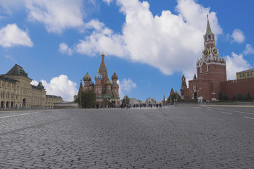 Moscow,Russia,Red square,view of St. Basil's Cathedral