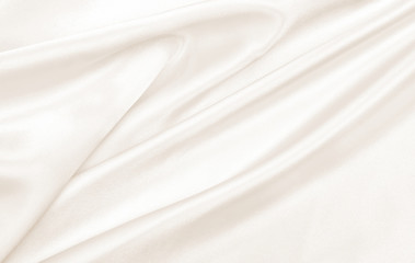 Smooth elegant golden silk or satin luxury cloth texture as wedd