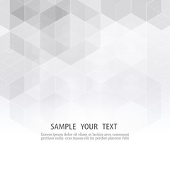 Vector Abstract science Background. Hexagon geometric design