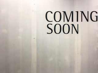 Coming soon text