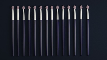 the applicator for cosmetics. 3d illustrator, 3d rendering.