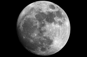 Wall Mural - 12/12/2016 - moon in waxing gibbous phase. taken by my telescope and cared by me in post production 
