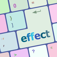 Poster - Computer keyboard with key online. Internet concept.