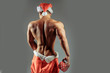 © Volodymyr - naked muscular man with santa coat