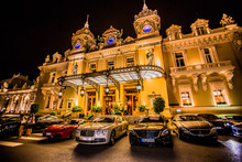 Casino at night, Monaco