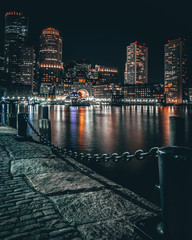 Wall Mural - Boston harbor and waterfront