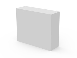 Poster - blank white box model