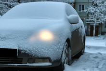 Car Covered Snow