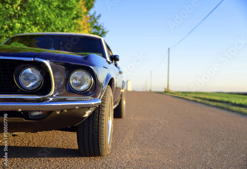 Fotografía Ford Mustang OIdtimer Hintergrund
