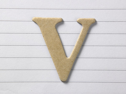 letter v