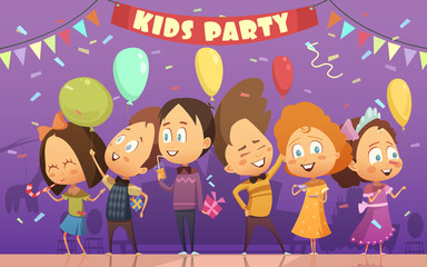 Poster - Kids Party Illustration