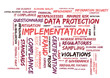data protection implementation word cloud