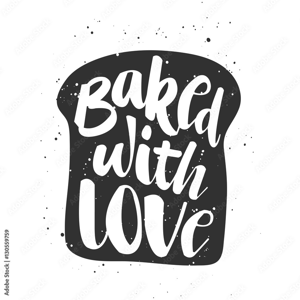 Vector card with hand drawn unique typography design element for ...
