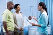 © WavebreakMediaMicro - Doctor interacting with patient parents