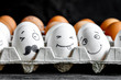 © 279photo - concept social networks communication and emotions - eggs wink