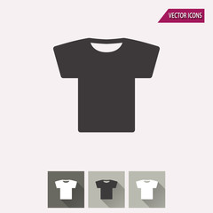 Wall Mural - T-shirt - vector icon.