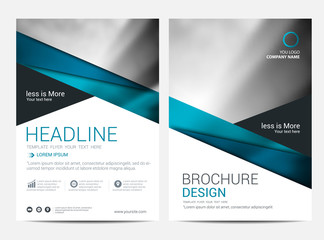 Wall Mural - brochure template annual report background for business design