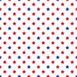 Seamless military or july 4th wallpaper. Seamfree Americana patriot background. Red, white and blue stars.