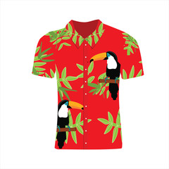 Hawaii shirt vector