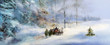 weihnachten winterwald illustration