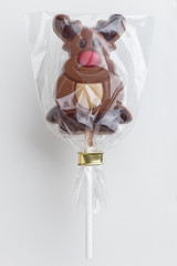 Wall Mural - christmas chocolate lollipop