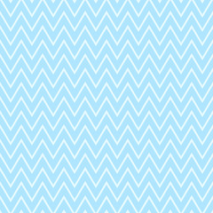 Aufkleber - Wave pattern stripe seamless sweet blue two tone colors. Pattern stripe chevron abstract background vector.