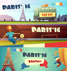 Poster - Euro 2016 soccer banner set