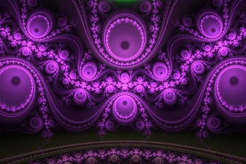 Aufkleber - abstract bright multicolored fractal computer generated image