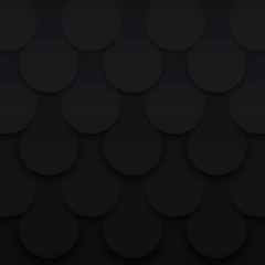 Poster - retro background, volume black pattern scale, vector dark wallpaper