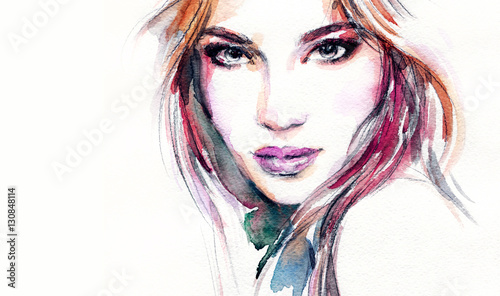 portret-kobiety-ilustracja-moda-malarstwo-akwarelowe