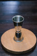A jigger(measuring Cup, measuring device)