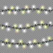 © Kara-Kotsya - christmas lights luminous garland isolated realistic design elem