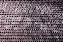 Traditional Wooden Roof Tile Of Old House