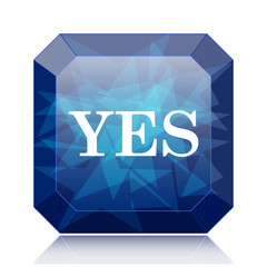 Canvas Print - Yes icon