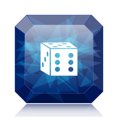 Canvas Print - Dice icon