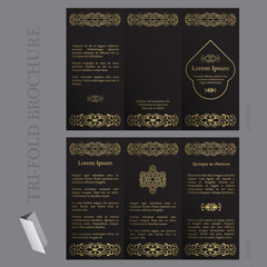 Sticker - Tri-fold brochure template