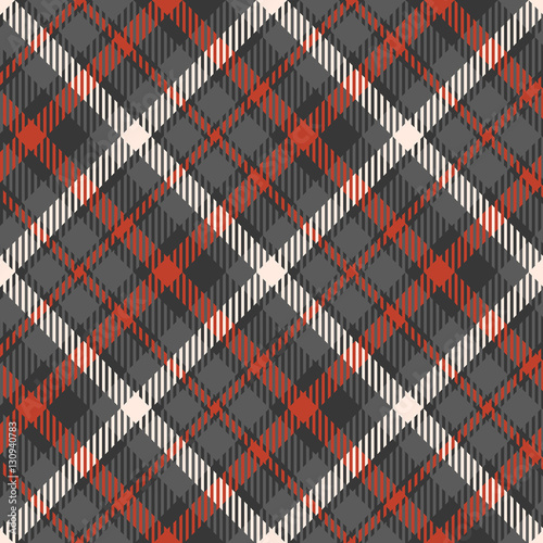 Materiał do szycia Seamless tartan vector pattern
