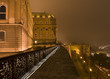 Hungary, the castle of Budapest in the night