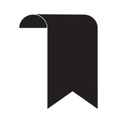 Wall Mural - bookmark icon on white background. bookmark sign.