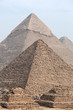 Great Egyptian pyramids in Giza, Cairo 

