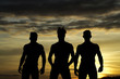 © Volodymyr - Handsome muscular men in sunset