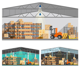 Sticker - Warehouse And Storage Compositions Set 