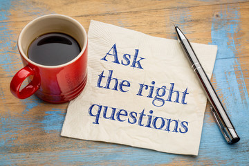 Wall Mural - Ask the right questions