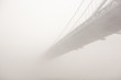 Manhattan Bridge in the fog