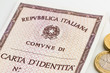 italian identity card
