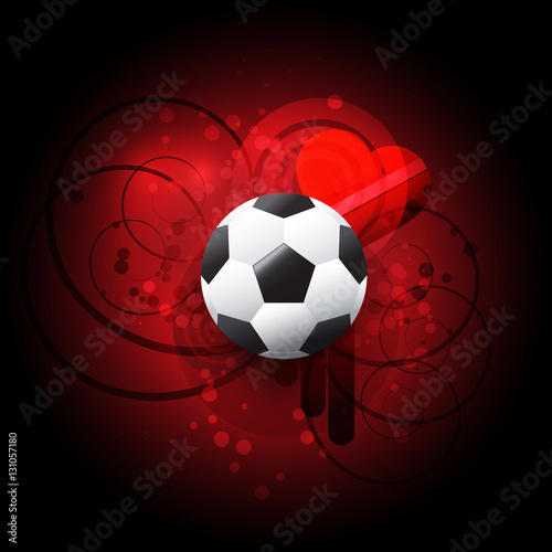Soccer red background Stock Illustration | Adobe Stock
