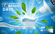 Whitening toothpaste ads